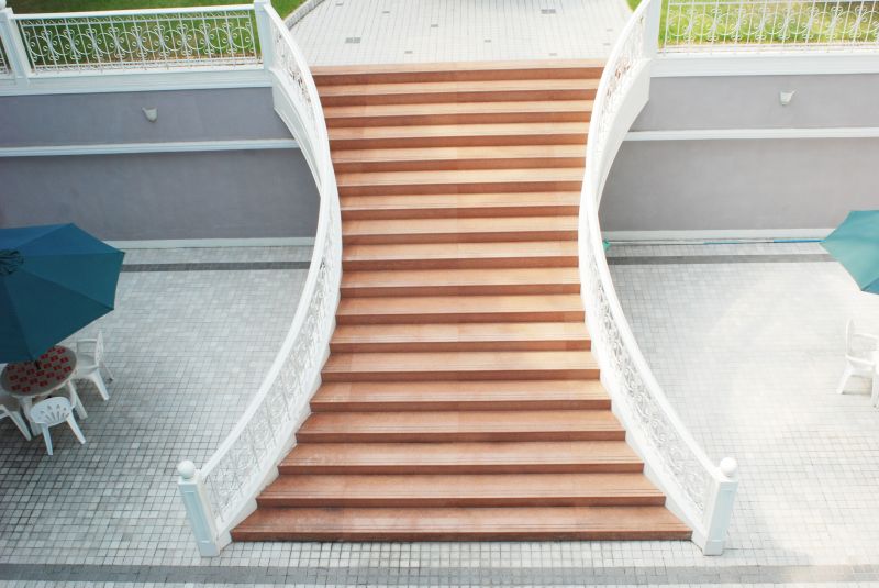 Painting of Outdoor Staircase